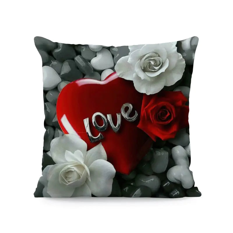 Flower Pillow Cover