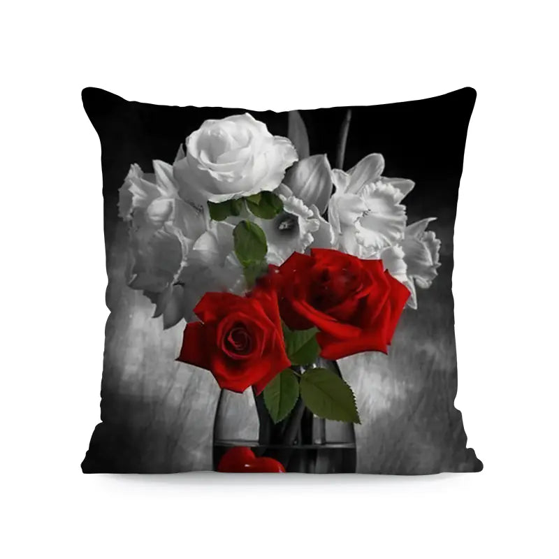 Flower Pillow Cover